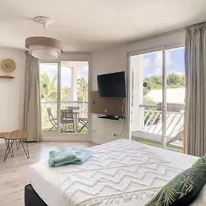  Appartement Archipel Guadeloupeen - Elegant Cocon D'Architecte 2 Etoiles Entre Grand Balcon, Piscine & Lagon Guadeloupe